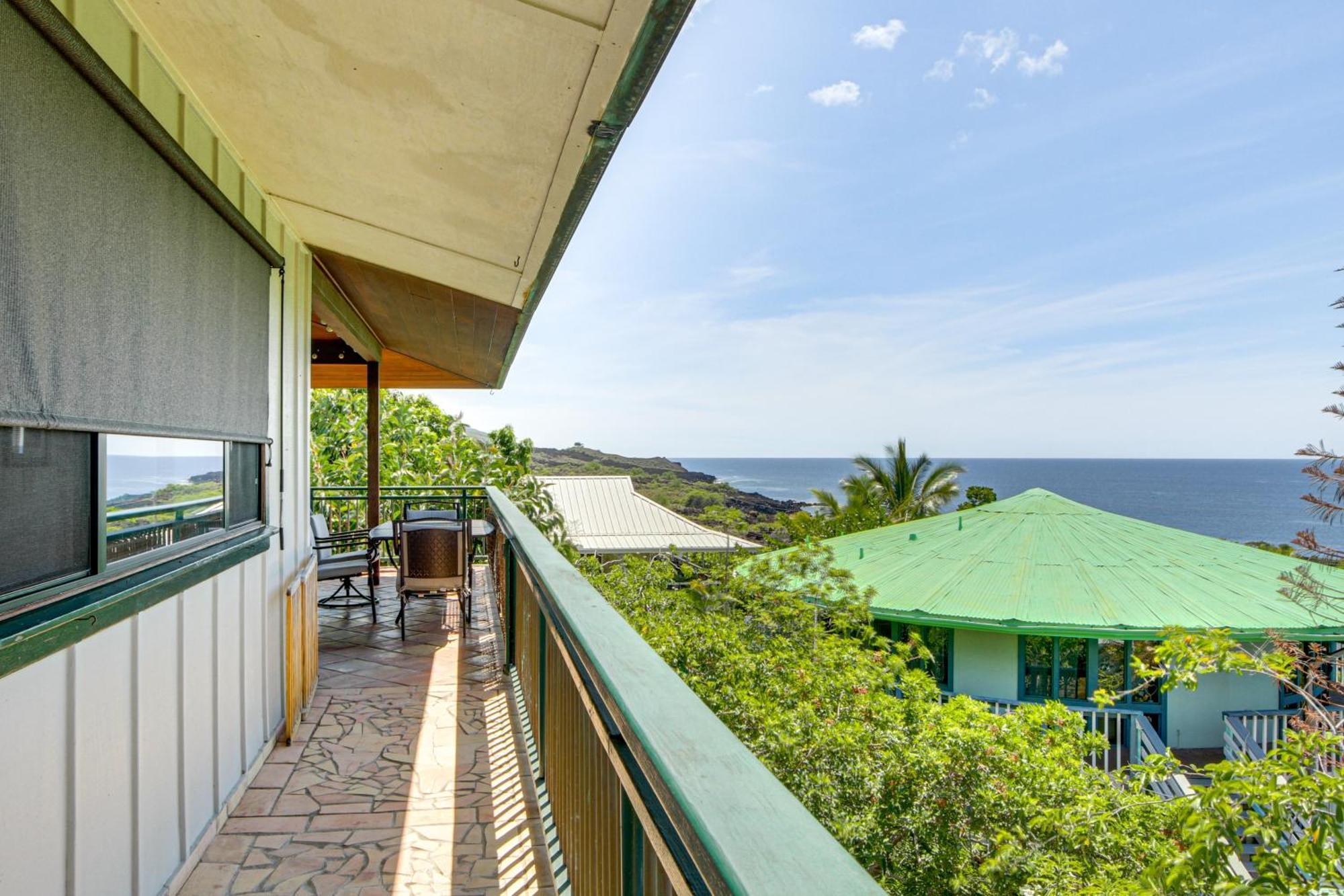 Ocean-View Bungalow Walk To Pebbles Beach! Hookena Exterior photo