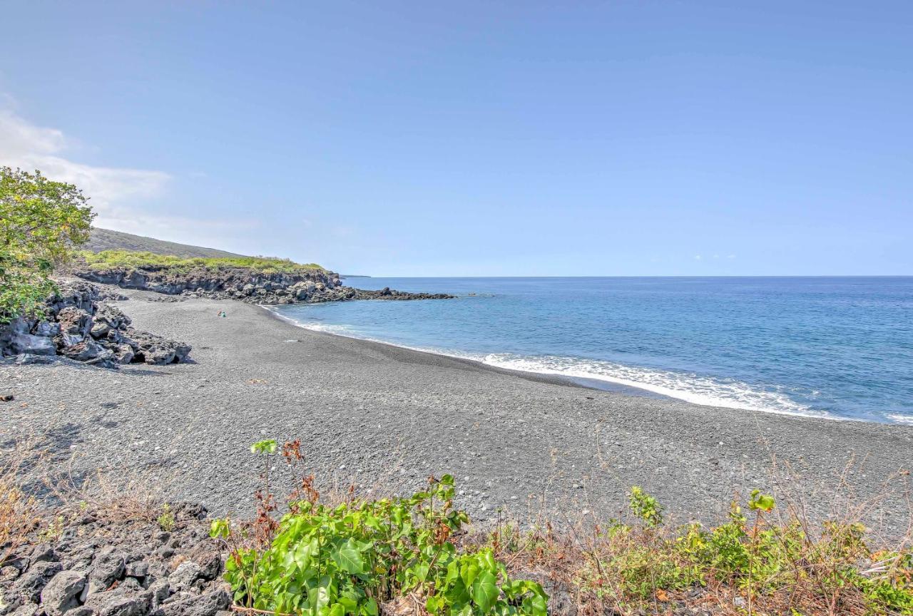 Ocean-View Bungalow Walk To Pebbles Beach! Hookena Exterior photo